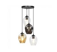 Lámpara colgante domos mix 4 luces marca wonderlamp