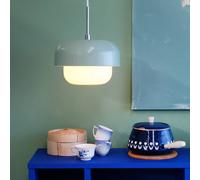 Lámpara colgante Dyberg Larsen Haipot verde menta