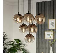 Lámpara colgante EGLO ARISCANI 1, Ø 65 cm, 10 luces, negro/cobre