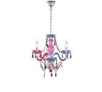 Lámpara Colgante Elegante Ø46Cm Multicolor 3X E14 Lámpara Moderna Araña Techo