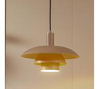 Lámpara colgante Elorri de Lindby, beige, Ø 38 cm, metal