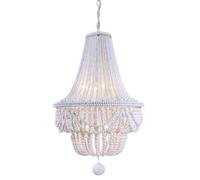 Lámpara Colgante Estilo Bohemio Vintage con Cuentas de Madera de Estilo Rústico Moderno de 8 Luces para Comedor, Dormitorio E Isla de Cocina./2