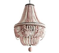 Lámpara Colgante Estilo Bohemio Vintage con Cuentas de Madera de Estilo Rústico Moderno de 8 Luces para Comedor, Dormitorio E Isla de Cocina./1