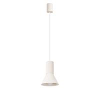 Lámpara colgante Estria 1 Beige