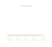 Lámpara colgante etisa blanco 5 luces marca wonderlamp