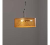 Lámpara colgante Euluna Zofia, color dorado, Ø 50 cm