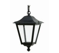 Lámpara Colgante Exterior IP44 Rústico Aluminio Negro E27 Onaya Exterior Luz