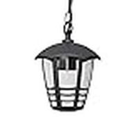 Lampara colgante exterior terva 1xe27 ip44 antracita de fabrilamp.