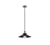 Lampara colgante Faro Barcelona Marlin 64133 Negro/Oro
