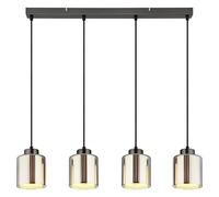 Lámpara colgante Felicia (Altura: 1.200 mm, Metal mate)