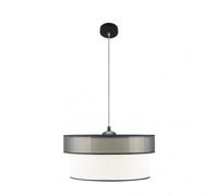 Lampara colgante felix negro/blanco 1 luz fabrilamp