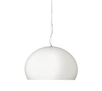 Lámpara colgante FL/Y mediana , Blanco Mate/pantalla interior Negro