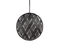 Lámpara colgante Forestier Chanpen M Diamant, negra