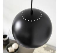 Lámpara colgante FRANDSEN Ball, Ø 25 cm, negro mate
