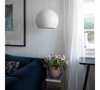 Lámpara colgante FRANDSEN Ball Ø 40 cm, blanca