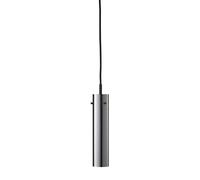 Lámpara colgante FRANDSEN FM2014, acero brillante, altura 24 cm