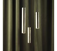 Lámpara colgante FRANDSEN FM2014, latón, altura 36 cm