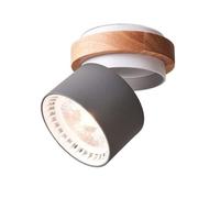 Lámpara colgante Fuerzos de hierro de 12w Lámpara de pared del pasillo nórdico Pasillo LED Macarons montados Madre Pequeños Decardos de la Luminia de Corredor Creativo de Corredor Rotante Lámpara