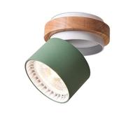 Lámpara colgante Fuerzos de hierro de 12w Lámpara de pared del pasillo nórdico Pasillo LED Macarons montados Madre Pequeños Decardos de la Luminia de Corredor Creativo de Corredor Rotante Lámpara