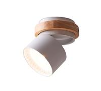 Lámpara colgante Fuerzos de hierro de 12w Lámpara de pared del pasillo nórdico Pasillo LED Macarons montados Madre Pequeños Decardos de la Luminia de Corredor Creativo de Corredor Rotante Lámpara