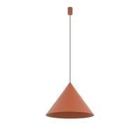 Lámpara Colgante GU10 Cocina Terracota Metal Ø50 Cm Pantalla Con Forma De Cono