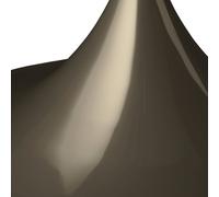 Lámpara colgante Gubi Semi, Ø 60 cm, marrón cacao brillante