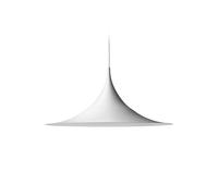 Lámpara colgante Gubi Semi, Ø 90 cm, blanca