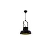 Lampara colgante guimar 1xe27 negro campana regx24x24 de fabrilamp.