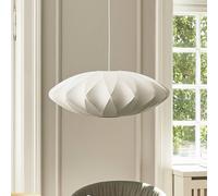 Lámpara colgante HAY Nelson Saucer Crisscross Bubble, Ø 44,5 cm True
