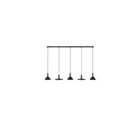Lámpara colgante HERMANOS V BLACK/SOLID BRASS 8032 Lighting