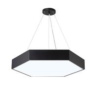 Lámpara Colgante Hexagonal LED Tipo araña - Moderna lámpara Colgante con Pantalla acrílica para Oficina, Gimnasio, Estudio, Tienda, Regulable de Forma Continua, tamaño 50 cm, Elegante ilumin