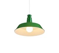Lámpara colgante individual E27 Color Hierro Lámpara de arte Pantalla Jaula de metal industrial Accesorios de iluminación colgante Lámpara de araña de simplicidad moderna Lámpara colgante ajustable