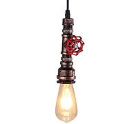 Lámpara colgante industrial vintage vapor punk loft industrial tubería de agua de hierro luces colgantes colgantes de techo vintage accesorio de lámpara colgante montada lustres de la lámpara de la