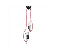 Lámpara colgante infantil mime negro 2 luces marca wonderlamp