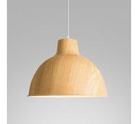 Lámpara Colgante Japonesa de Aluminio, Lámpara Colgante de un Solo Cabezal, Lámpara Colgante de Imitación de Vetas de Madera, Ideal para Restaurantes, Estudios, Salones de Té Y Como Elemento de Ilumin