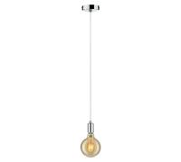 Lámpara colgante Larus (Altura: 159 cm, Plateado, E27, IP44)