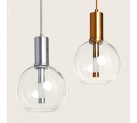 Lámpara Colgante LED 5W Metal y Cristal Ludvika