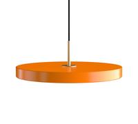 Lámpara colgante LED Asteria Medium de UMAGE, naranja/latón, Ø 43 cm EC:EPREL:887506