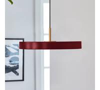 Lámpara colgante LED Asteria Mini de UMAGE, rojo rubí/latón, Ø 31 cm EC:EPREL:887659