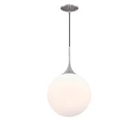 Lámpara Colgante LED De 12 W Moretti De Níquel Regulable Para Comedor