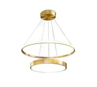 Lámpara colgante LED de tres colores, iluminación variable, accesorios de iluminación, luces de alambre colgantes de dormitorio simples y modernas, luces colgantes de comedor creativas, lámpara