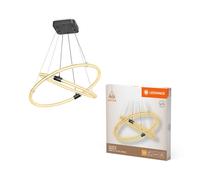 Lámpara Colgante LED Decor Celestio Negra Ø50cm 21W Cálida Regulable