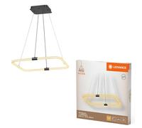 Lámpara Colgante LED Decorativa Tetrágono Ø57cm 18W Cálido Regulable