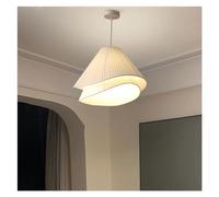 Lámpara colgante LED, diseño escandinavo minimalista de tela para comedor y dormitorio, decoración del hogar