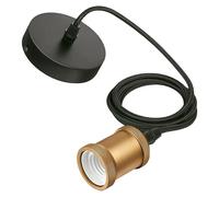Lámpara colgante LED Estándar (40 W, L x An x Al: 7,1 x 16,9 x 16,9 cm, Oro, E27)