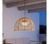 Lámpara Colgante LED Exterior Módulo Portátil Regulable Mando IP54 Ø 35CM