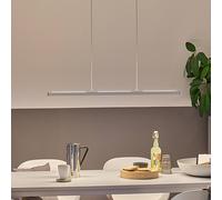 Lámpara colgante LED Lento de Paulmann, cromada, 100 cm, luz hacia