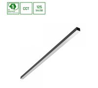 Lámpara Colgante LED LINEAL ALLDAY 50W 150CM CCT 230V IP20 Negra