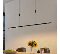 Lámpara colgante LED Lucande Stakato, 140 cm, 6 luces, atenuable