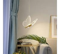 Lámpara Colgante LED Mariposa Decoración Luces Colgantes Niños Dormitorio Luces 3000K-6500K Lámpara de Techo Moderno Acrílico Mesita de Noche Habitación Iluminación Decorativa (A1)